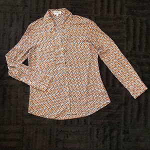 Express button-up blouse, Medium